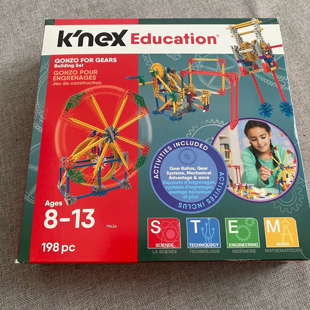 K’Nex Education Gonzo for Gears Building Set - Red and Yellow